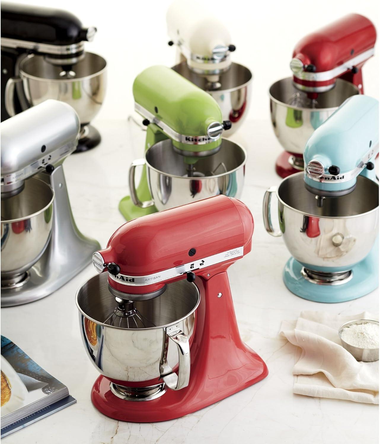 imageKitchenAid Artisan Series 5 Quart Tilt Head Stand Mixer with Pouring Shield KSM150PS Aqua SkyWatermelon