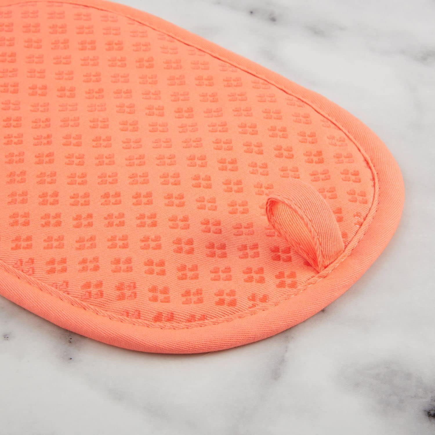 imageKitchenAid Asteroid Pot Holder 2Pack Set Aqua 65quotx10quotBird of Paradise