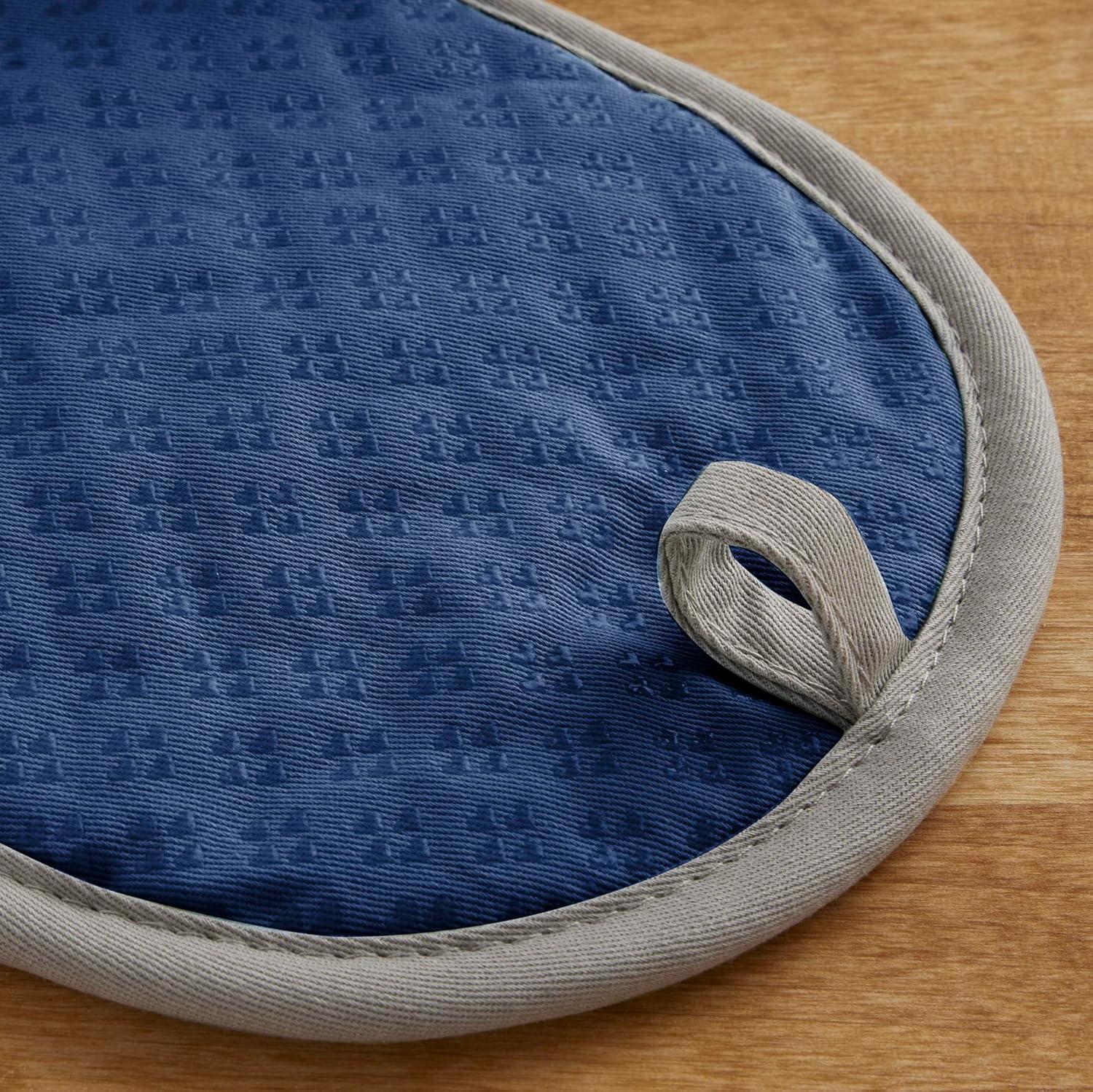 imageKitchenAid Asteroid Pot Holder 2Pack Set Aqua 65quotx10quotBlue Willow