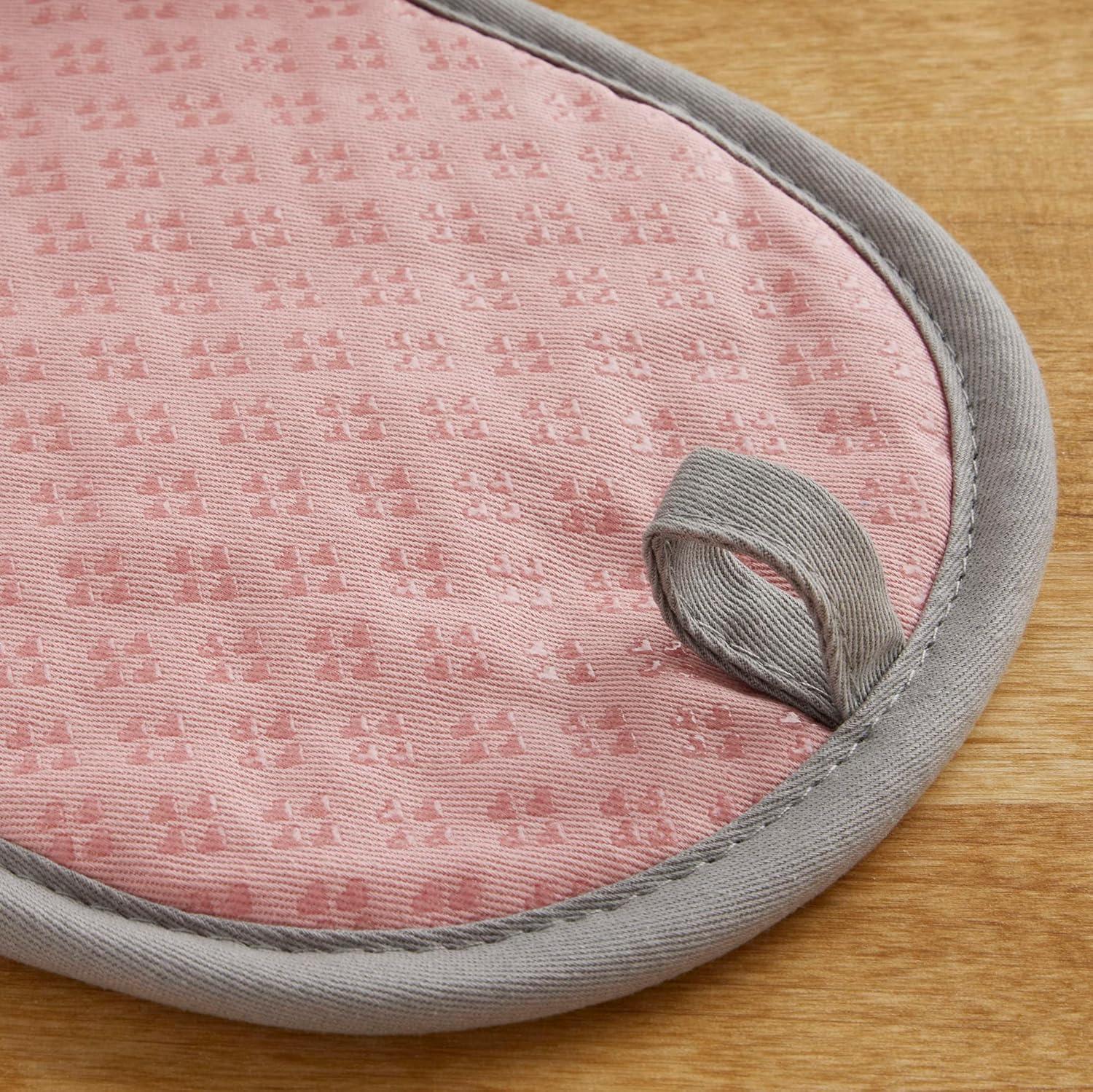 imageKitchenAid Asteroid Pot Holder 2Pack Set Aqua 65quotx10quotDried Rose