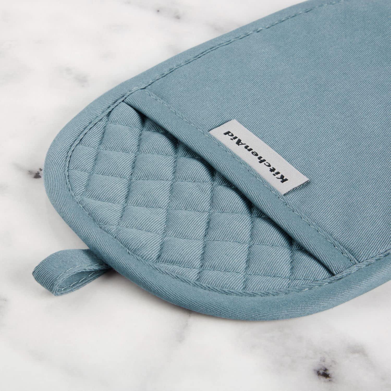 imageKitchenAid Asteroid Pot Holder 2Pack Set Aqua 65quotx10quotFog Blue