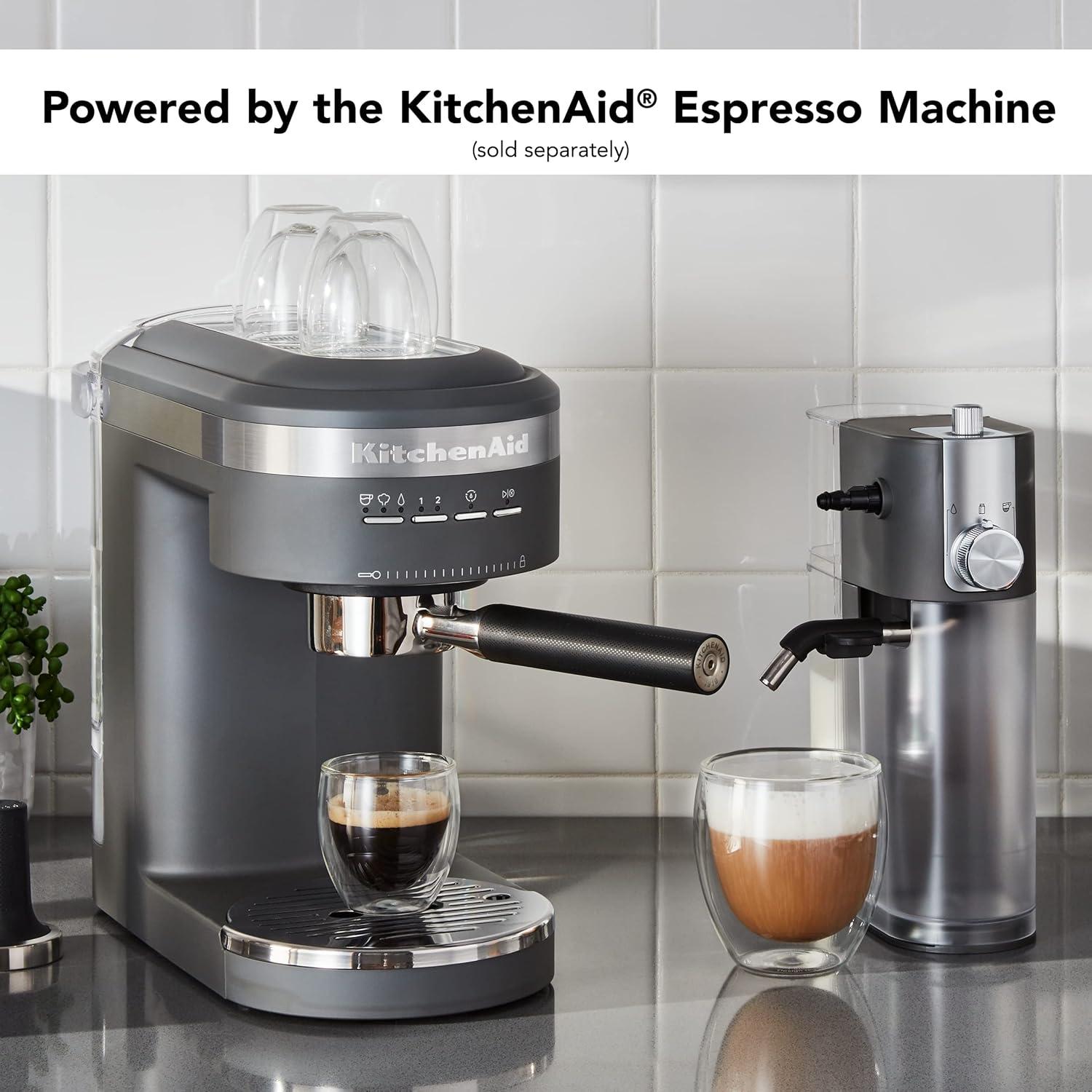 imageKitchenAid Automatic Milk Frother Attachment KESMK4Gray Milk Frother Attachment