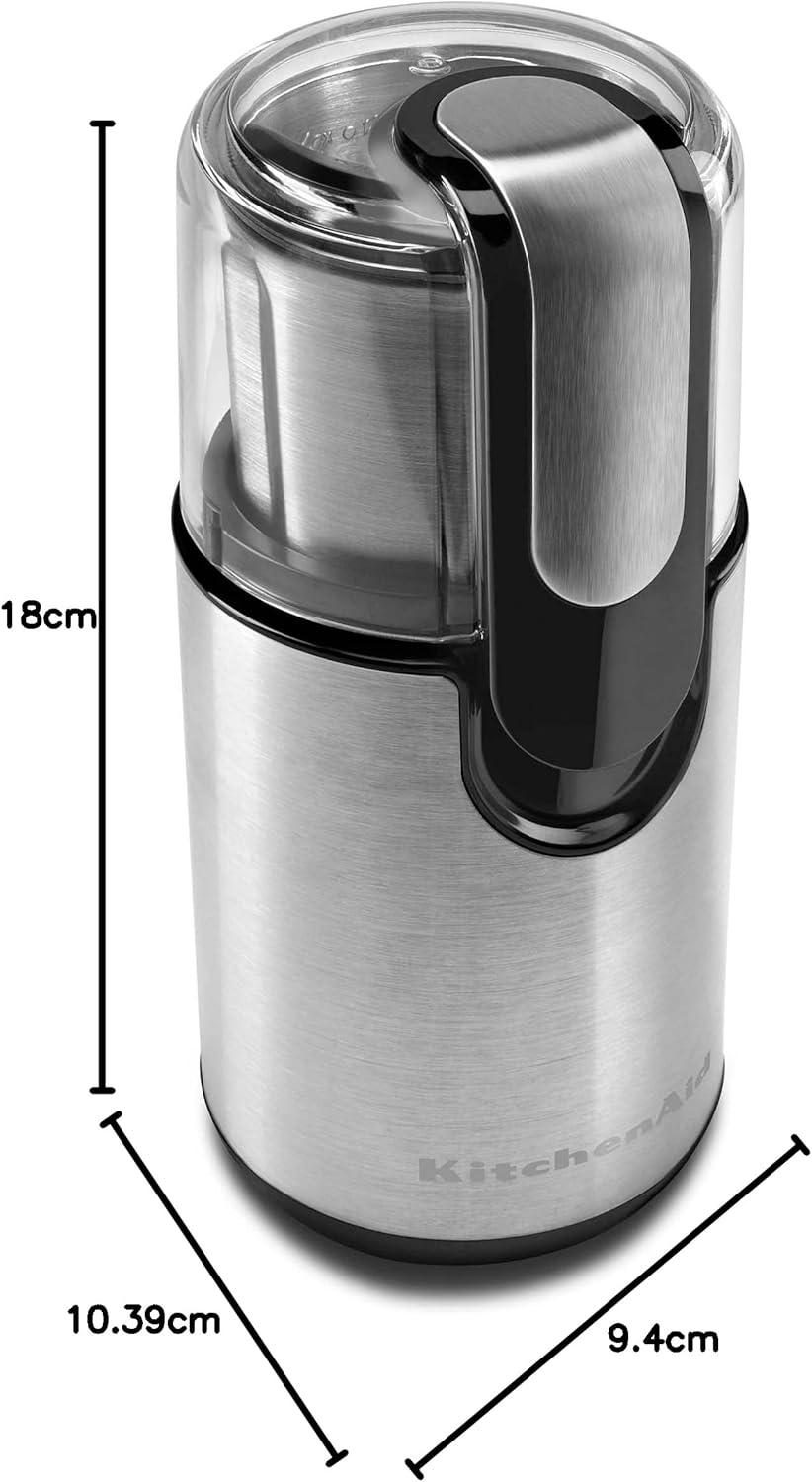 imageKitchenAid BCG111ER Blade Coffee Grinder 4 oz Empire RedOnyx Black