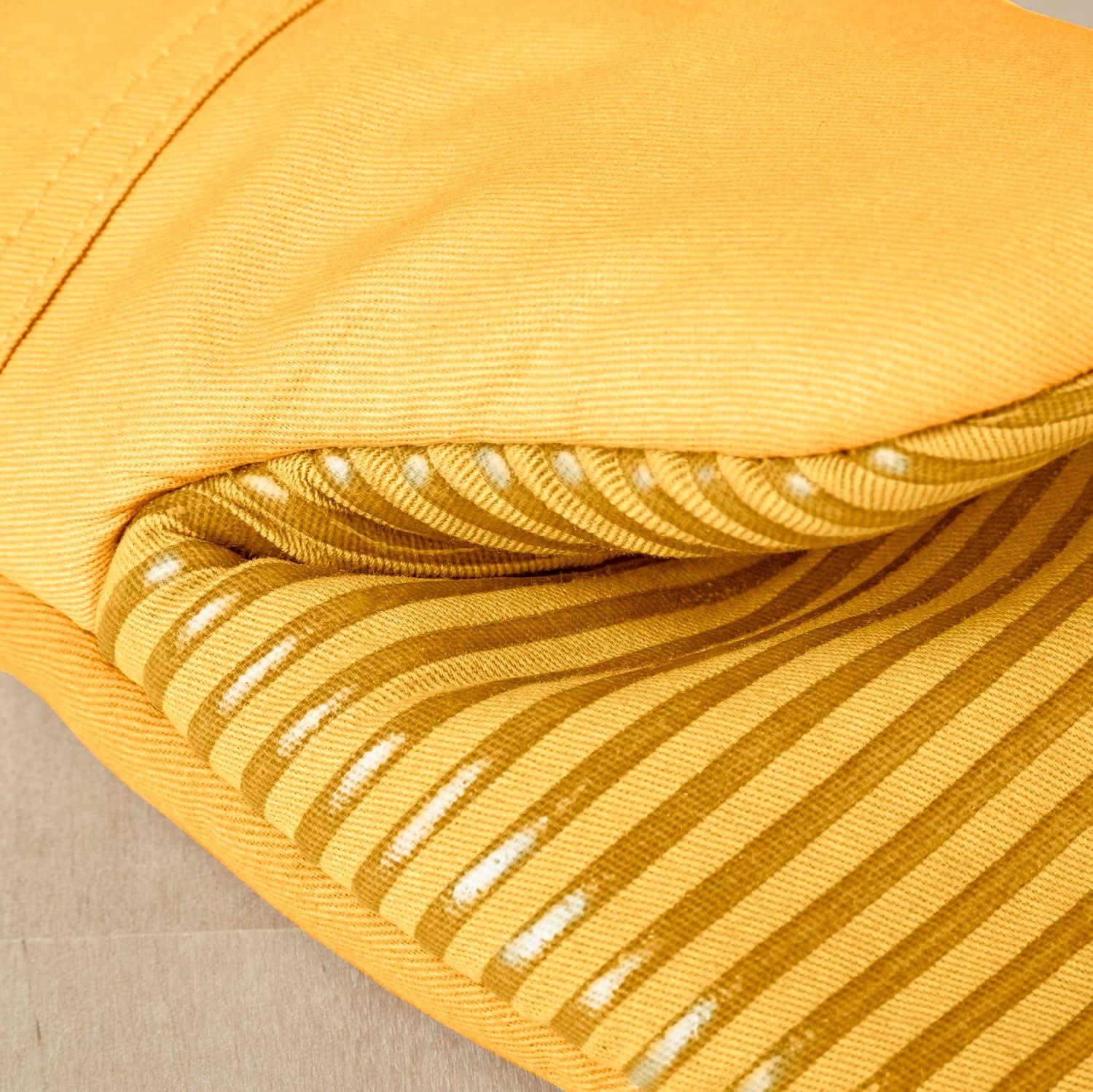 imageKitchenAid Beacon TwoTone NonSlip Mini Oven Mitt Set Aqua Sky 55quotx8quot 2 PieceMajestic Yellow