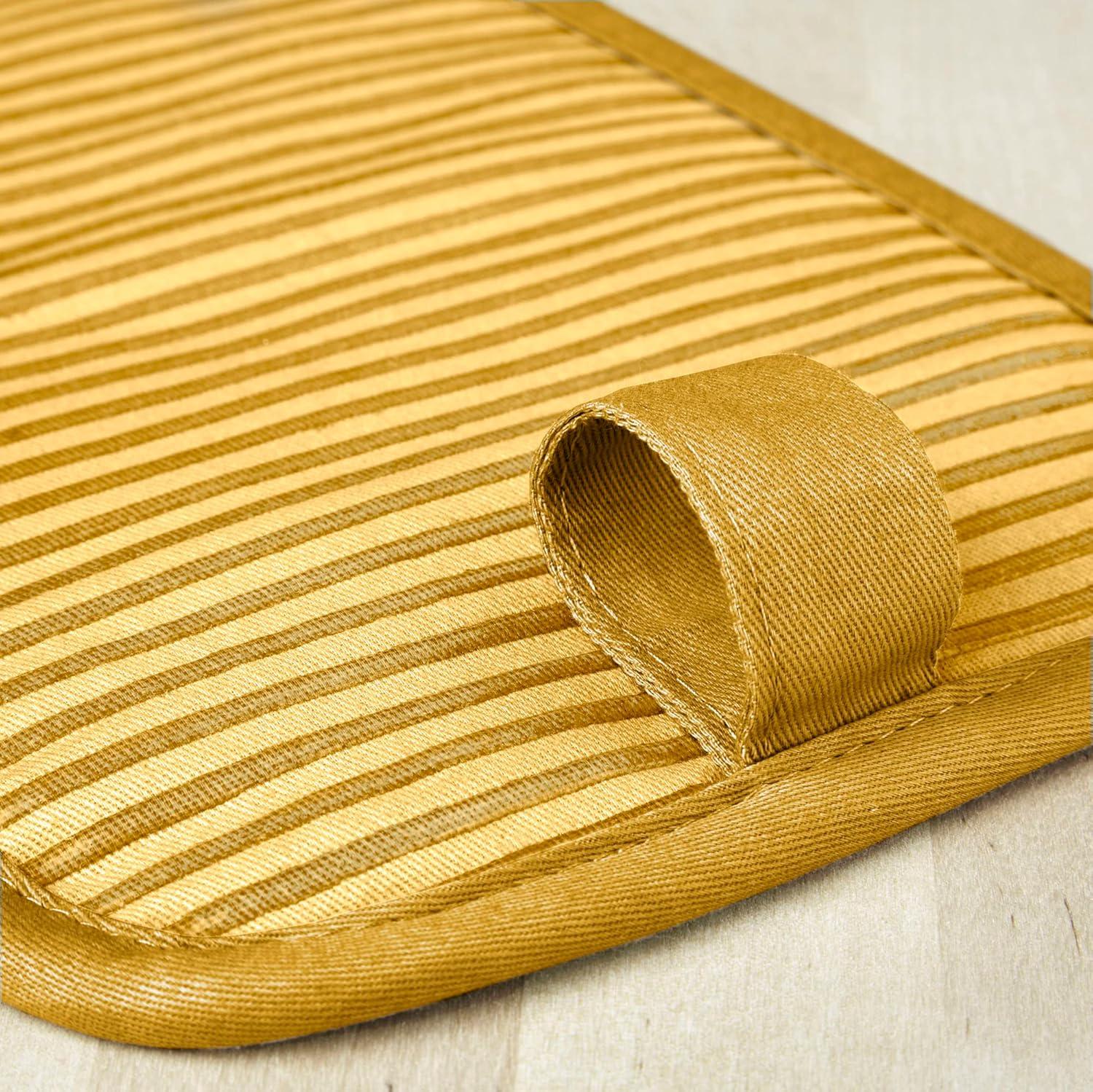 imageKitchenAid Beacon TwoTone NonSlip Pot Holder Set Blue VelvetBlue Heaven 7quotx10quot 2 PieceMajestic Yellow