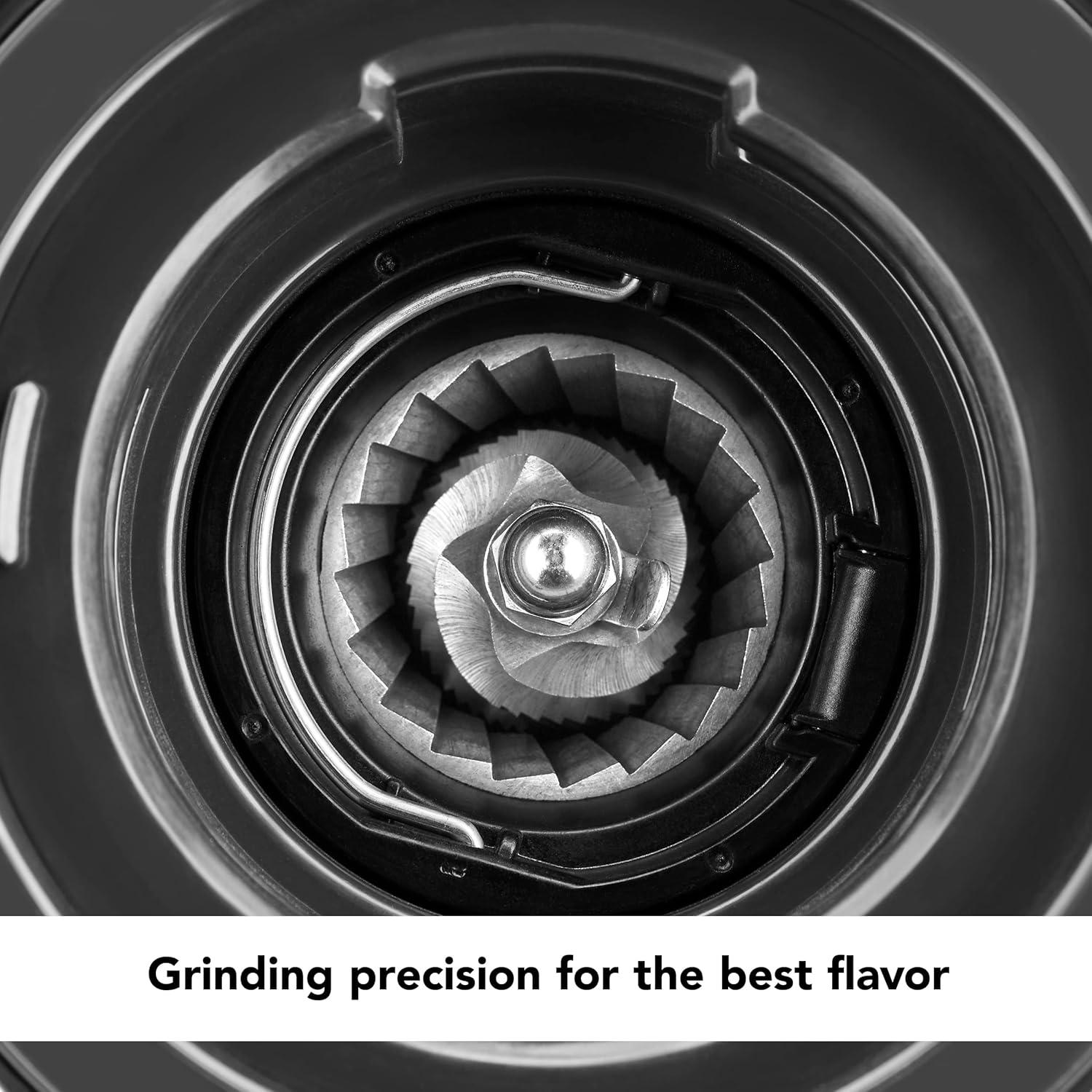 imageKitchenAid Burr Coffee Grinder KCG8433 Matte Charcoal GreyMatte Black