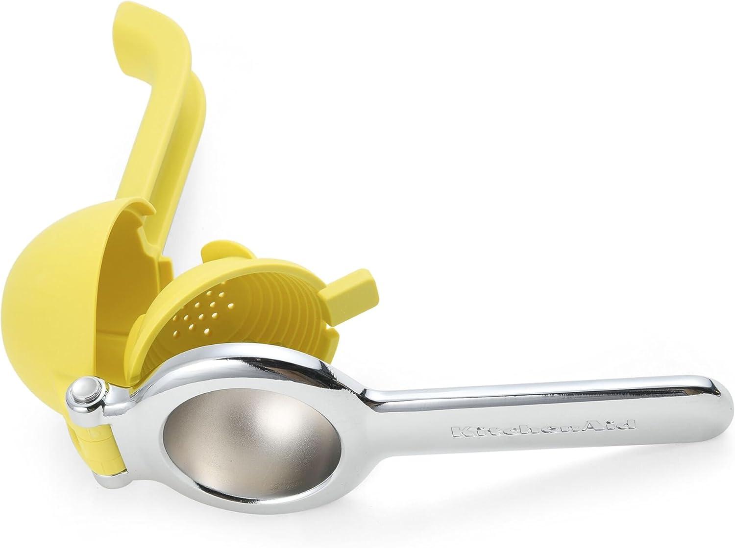 imageKitchenAid Citrus Juice Press Squeezer for Lemons and Limes with Seed Catcher and Pour Spout 8 InchLemon