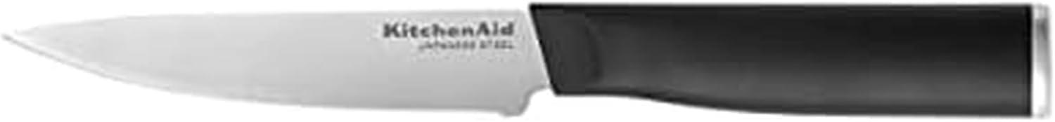 imageKitchenAid Classic Chef Knife with CustomFit Blade Cover 8inch Sharp Kitchen Knife HighCarbon Japanese Stainless Steel Blade Blade Black45