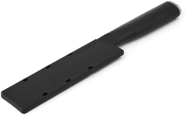 imageKitchenAid Classic Chef Knife with CustomFit Blade Cover 8inch Sharp Kitchen Knife HighCarbon Japanese Stainless Steel Blade Blade Black8