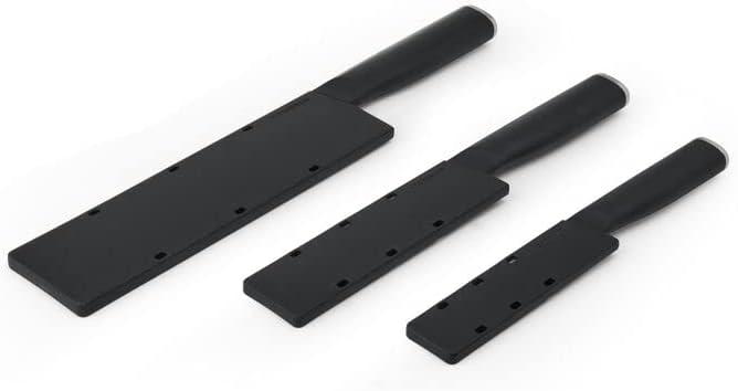 imageKitchenAid Classic Chef Knife with CustomFit Blade Cover 8inch Sharp Kitchen Knife HighCarbon Japanese Stainless Steel Blade Blade Black8