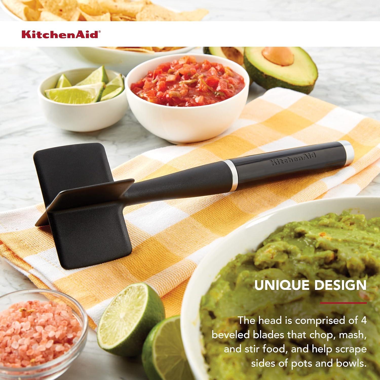 imageKitchenAid Classic Meat Masher 108Inch BlackBlack