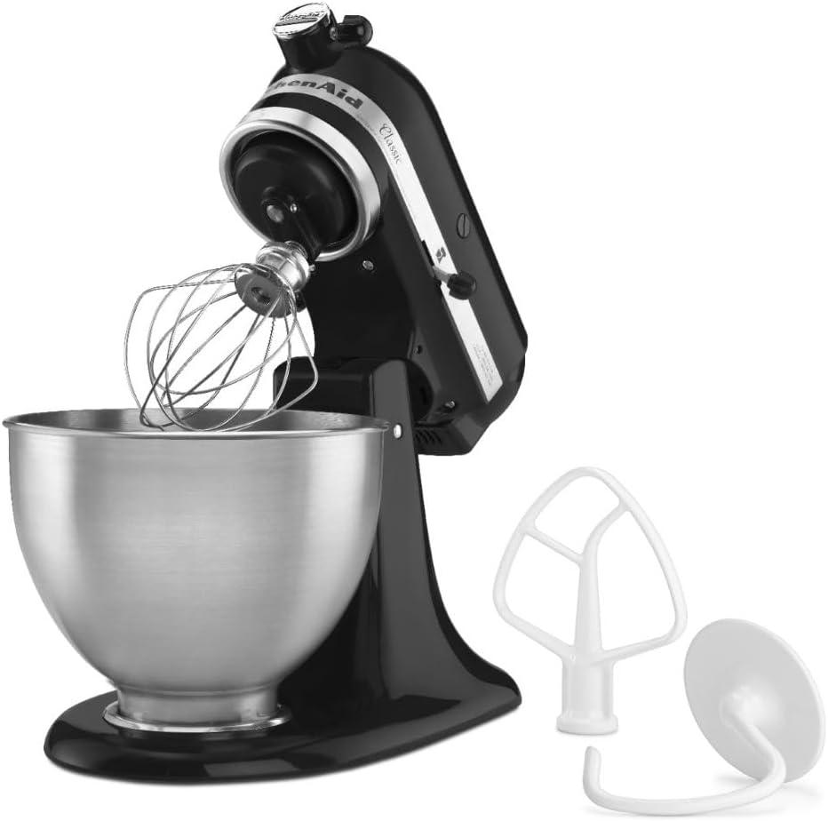 imageKitchenAid Classic Series 45 Quart TiltHead Stand Mixer K45SS WhiteOnyx Black