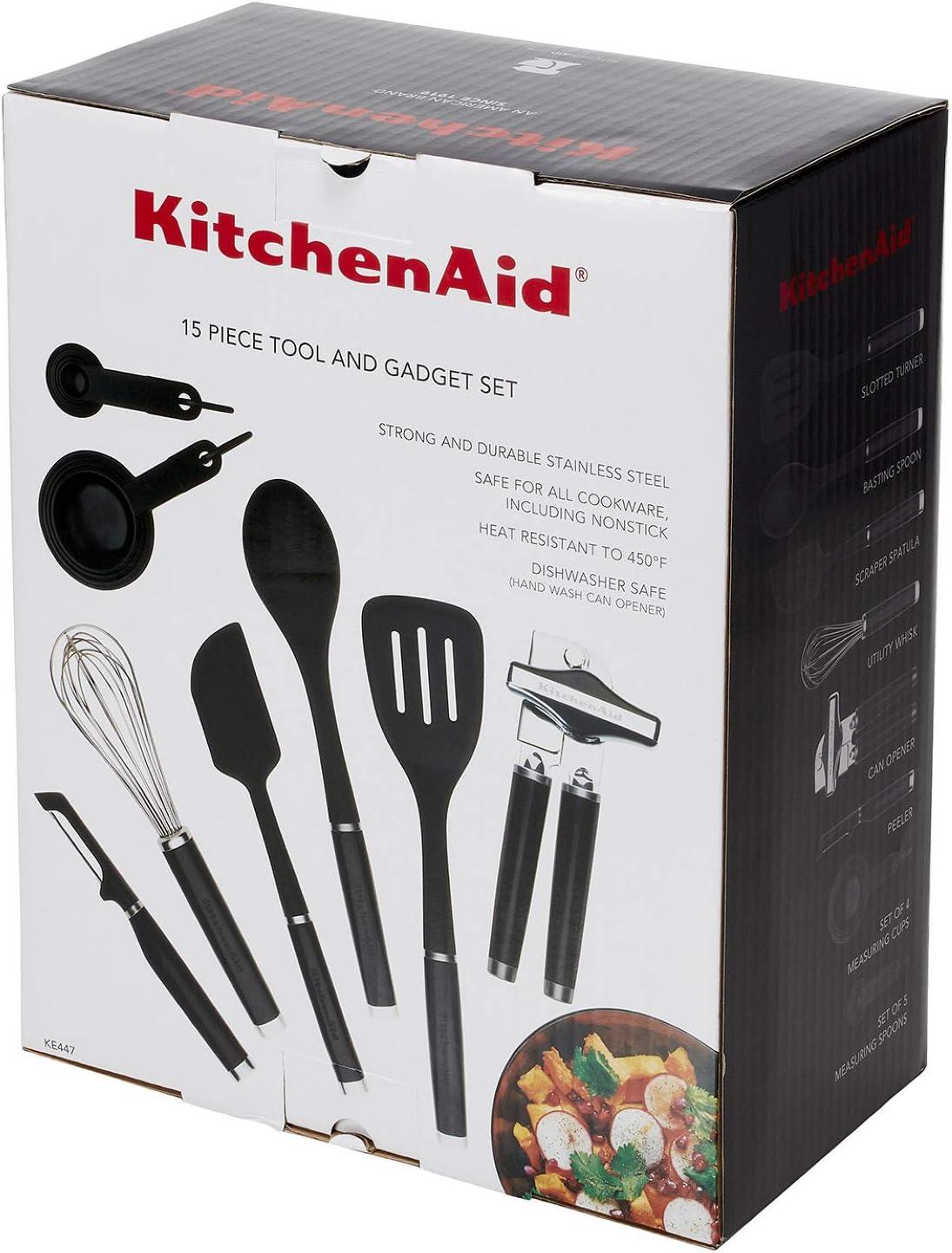 imageKitchenAid Classic Tool and Gadget Set 15Piece BlackBlack