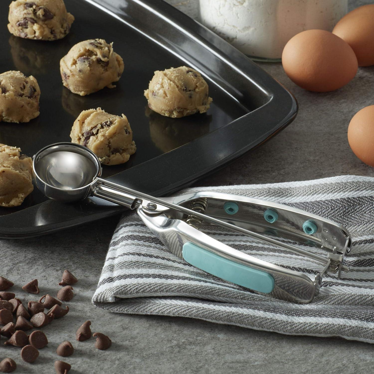 imageKitchenAid Cookie Dough Scoop Set Set Of 3 BlackAqua Sky