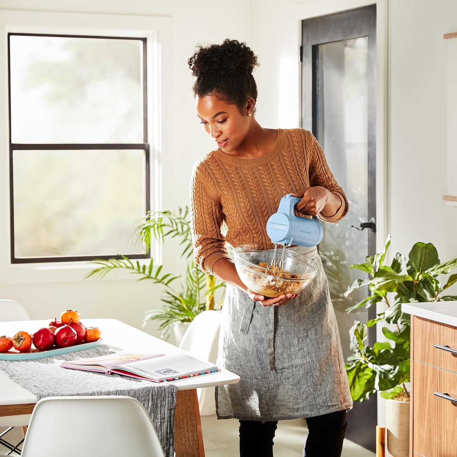 imageKitchenAid Cordless 7 Speed Hand Mixer KHMB732VB Blue VelvetBlue Velvet