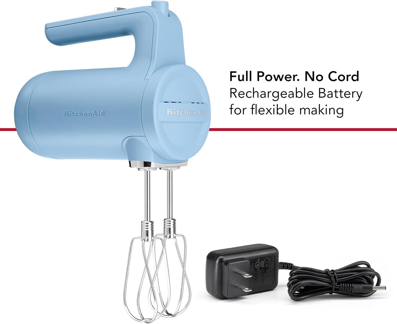 imageKitchenAid Cordless 7 Speed Hand Mixer KHMB732VB Blue VelvetBlue Velvet