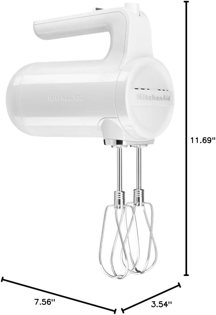 imageKitchenAid Cordless 7 Speed Hand Mixer KHMB732VB Blue VelvetWhite