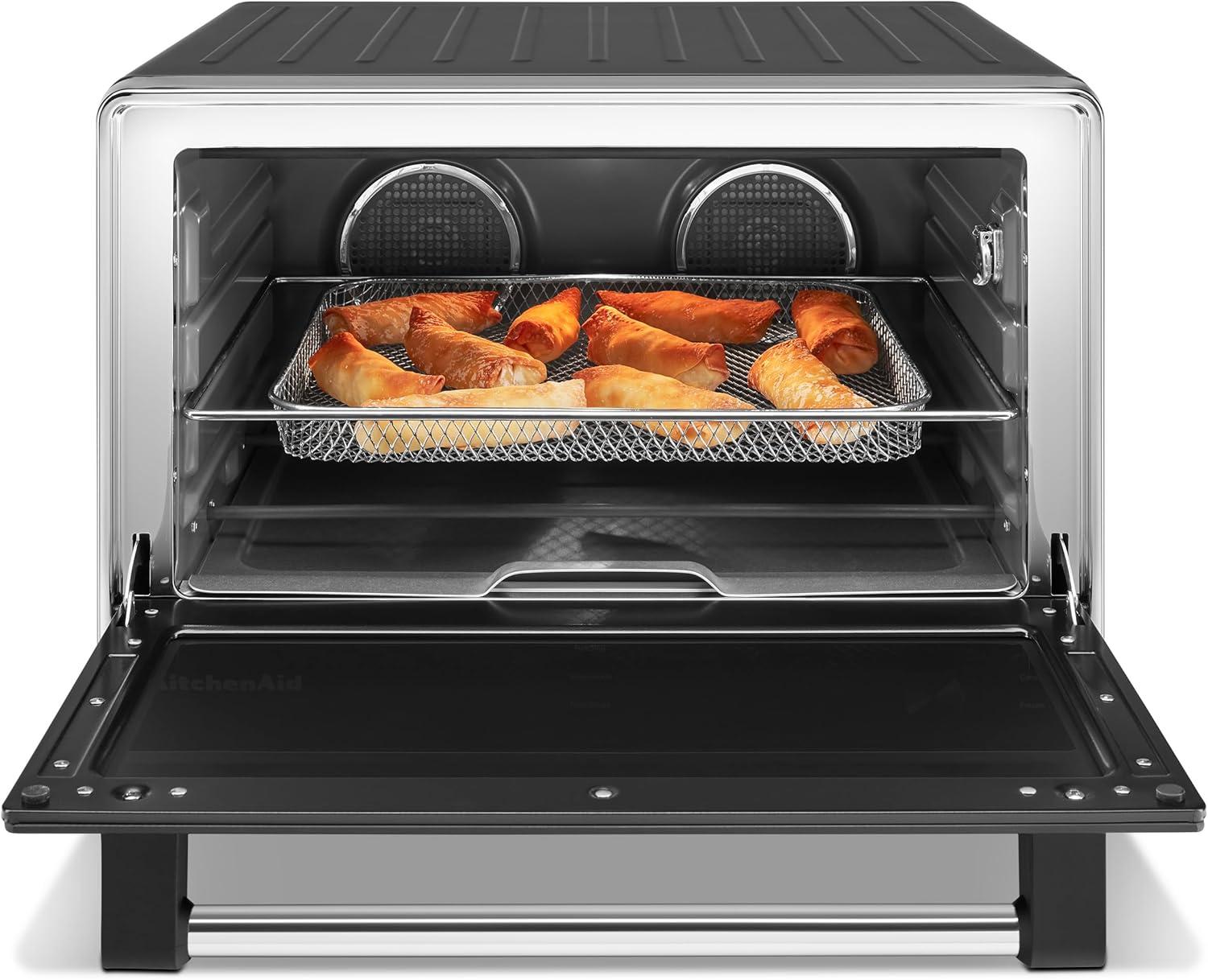 imageKitchenAid Dual Convection Countertop Oven with Air Fry and Temperature Probe KCO224BMBlack Matte