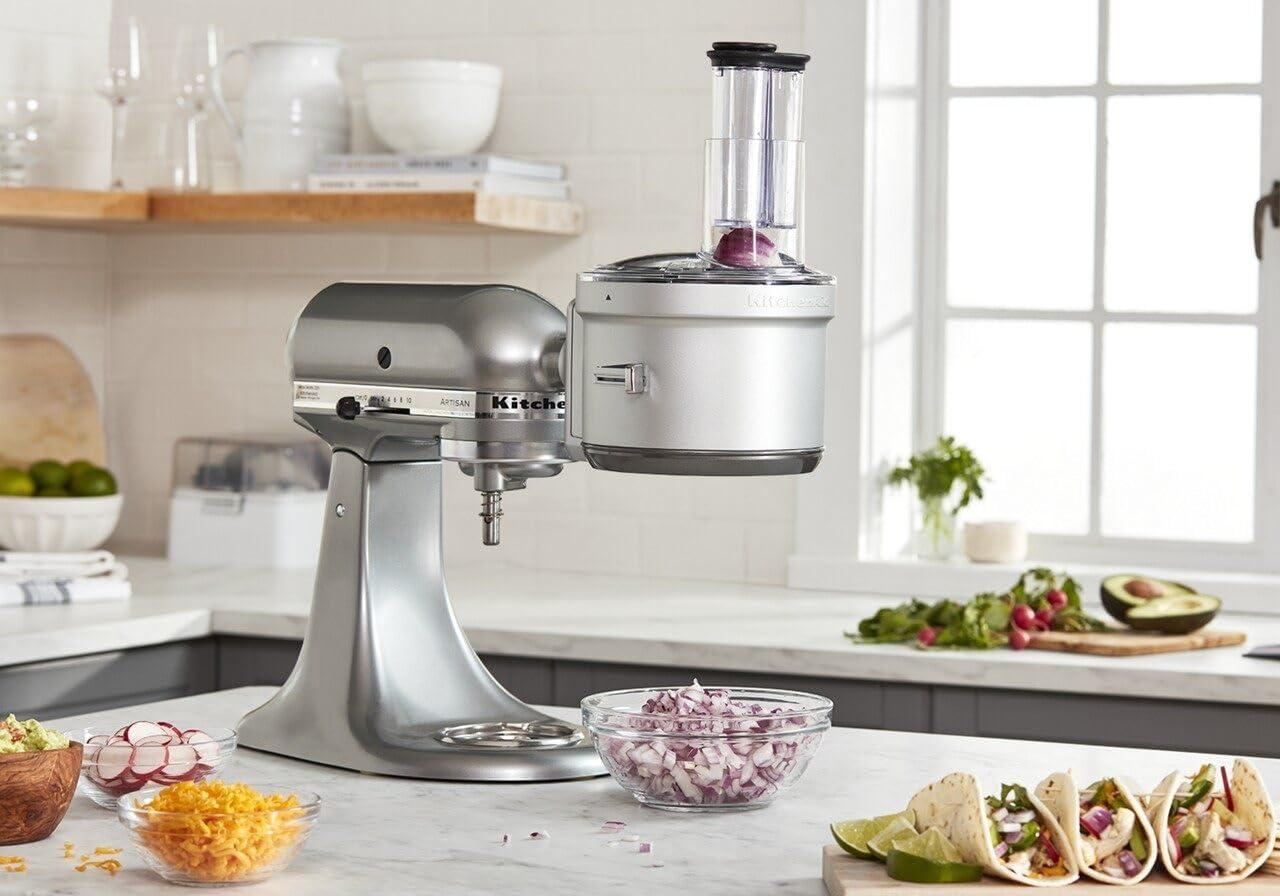 imageKitchenAid Food Processor Attachment KSM1FPA WhiteSilver
