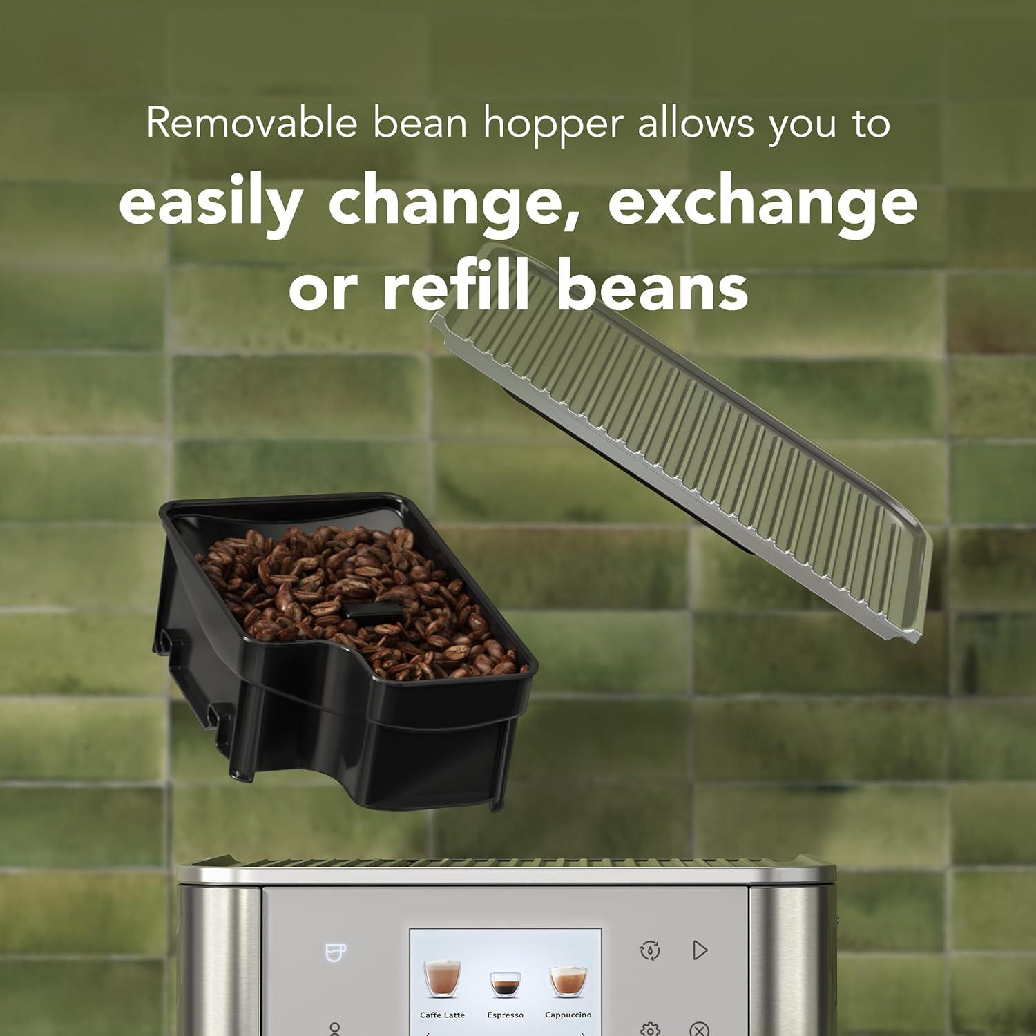 imageKitchenAid Fully Automatic Espresso Machine KF7 with Milk Attachment KES8557JP JuniperJuniper