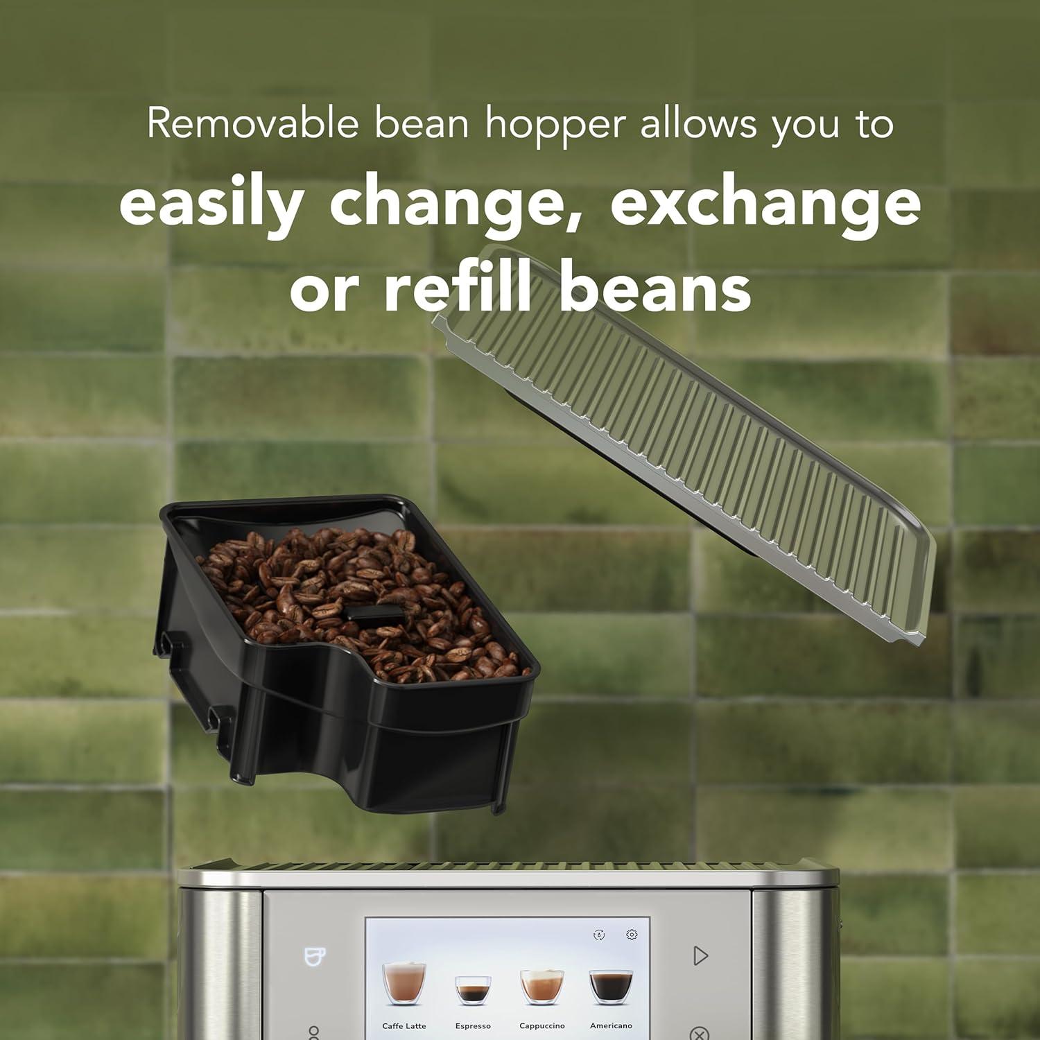 imageKitchenAid Fully Automatic Espresso Machine KF8 with Milk Attachment ampamp Plant Based Milk Options KES8558JP JuniperJuniper