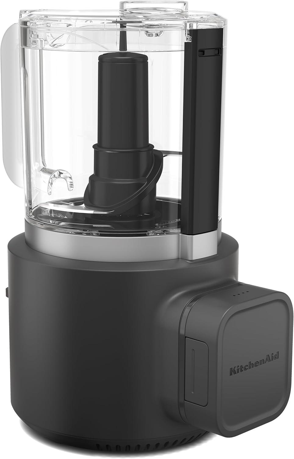 imageKitchenAid Go Cordless Blade Grinder battery included KBGR111 Black MatteFood Chopper