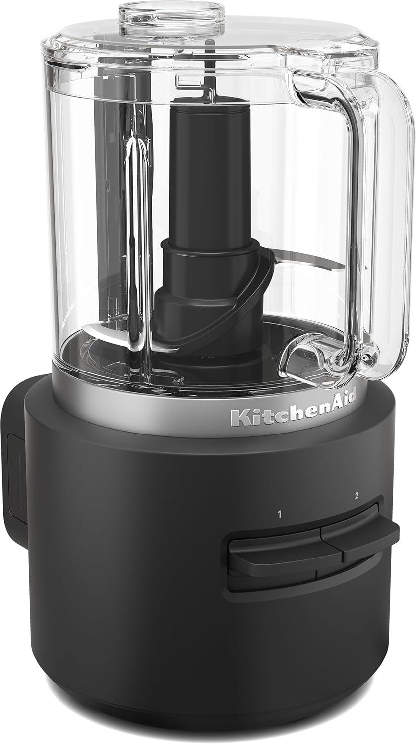imageKitchenAid Go Cordless Blade Grinder battery included KBGR111 Black MatteFood Chopper