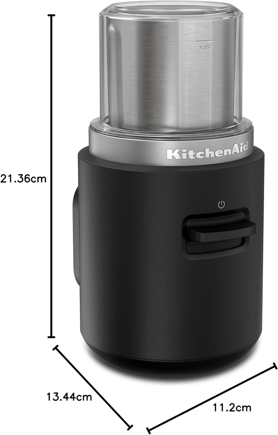 imageKitchenAid Go Cordless Blade Grinder battery sold separately KBGR100 Black MatteMatte Black