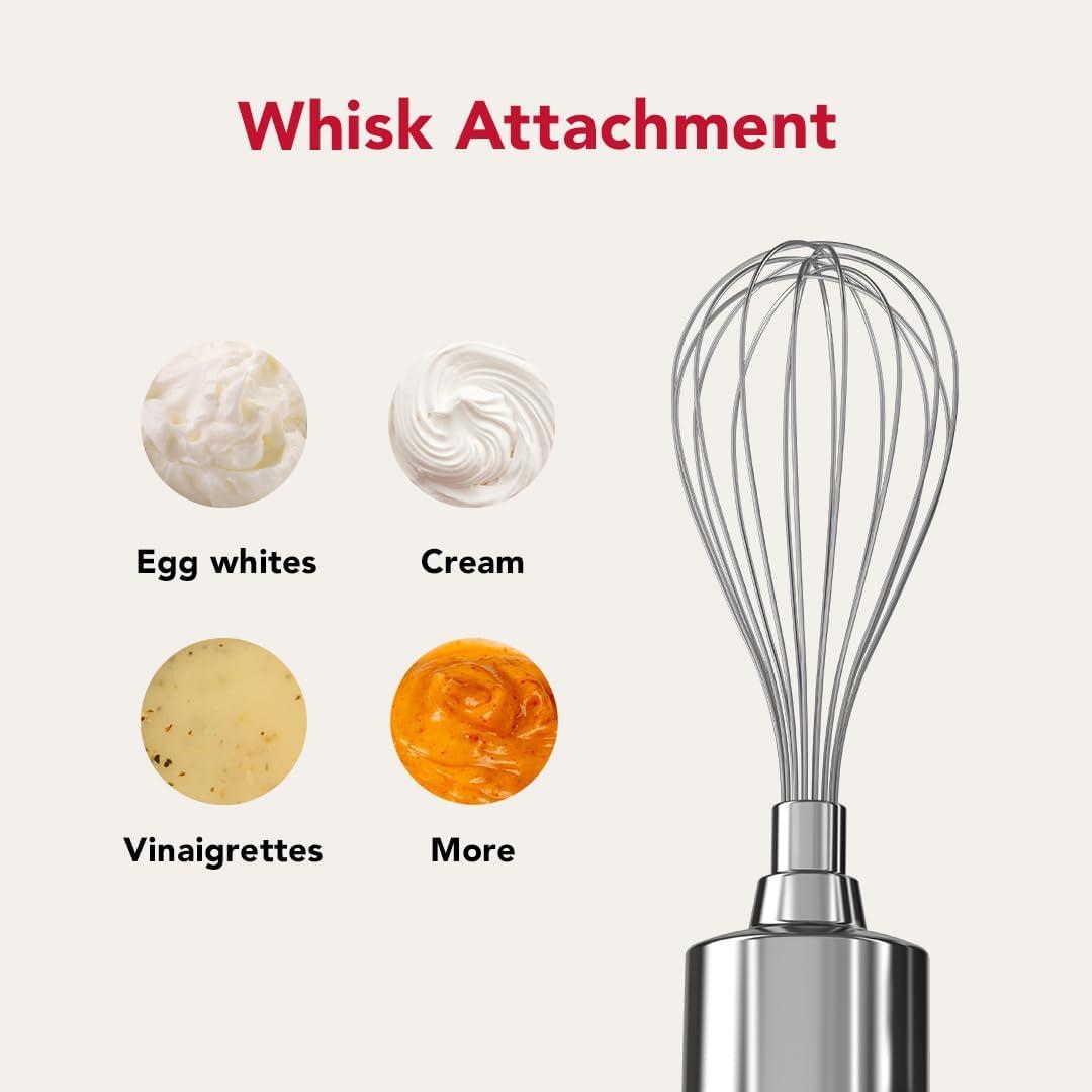 imageKitchenAid Go Cordless Hand Blender with Accessories battery sold separately KHBRV05 Porcelain WhitePorcelain White