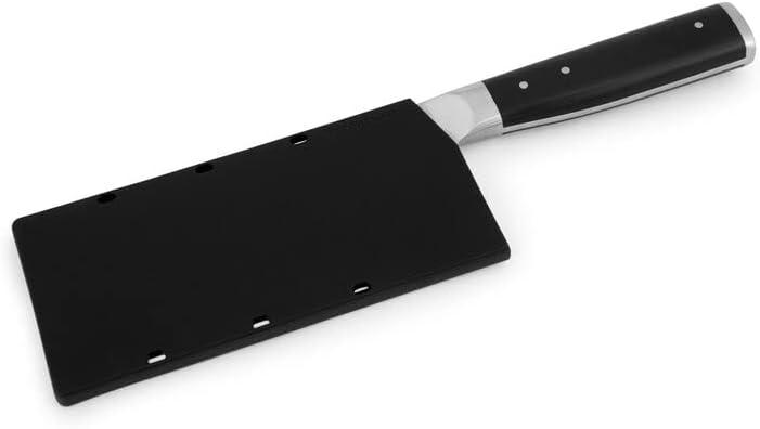 imageKitchenAid Gourmet Forged Triple Rivet Bread Knife with CustomFit Blade Cover 5inch Sharp Kitchen Knife HighCarbon Japanese Stainless Steel Blade Black6