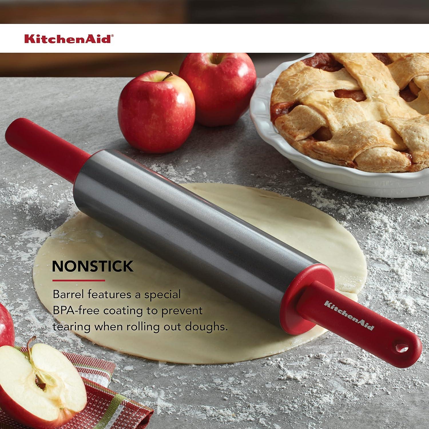 imageKitchenAid Gourmet Rolling Pin 25 x 25 x 22 Inch RedRed