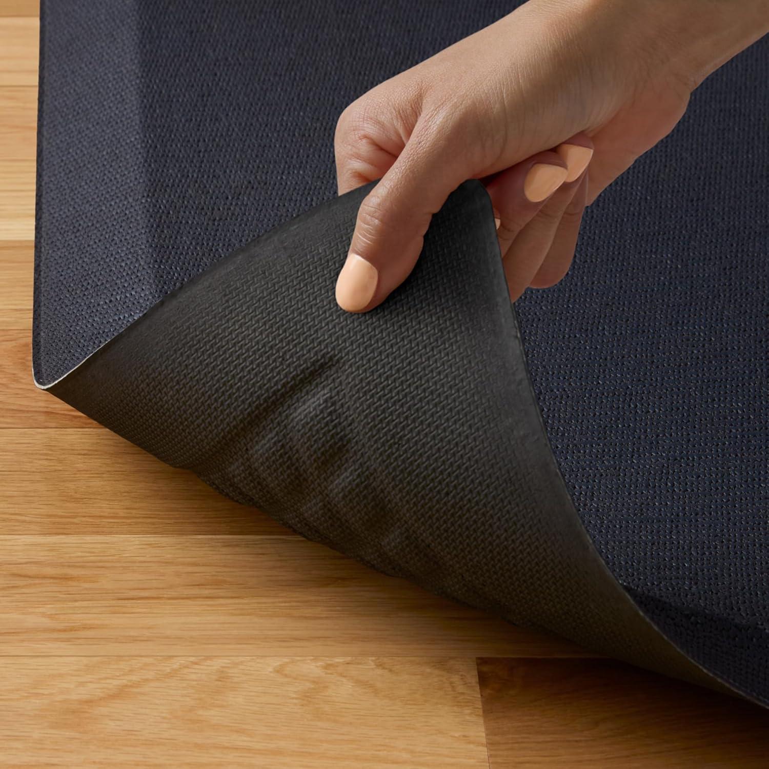 imageKitchenAid Gourmet Series Kitchen Comfort Gel Mat Solid Basketweave Ink Blue 20quotx39quotInk Blue