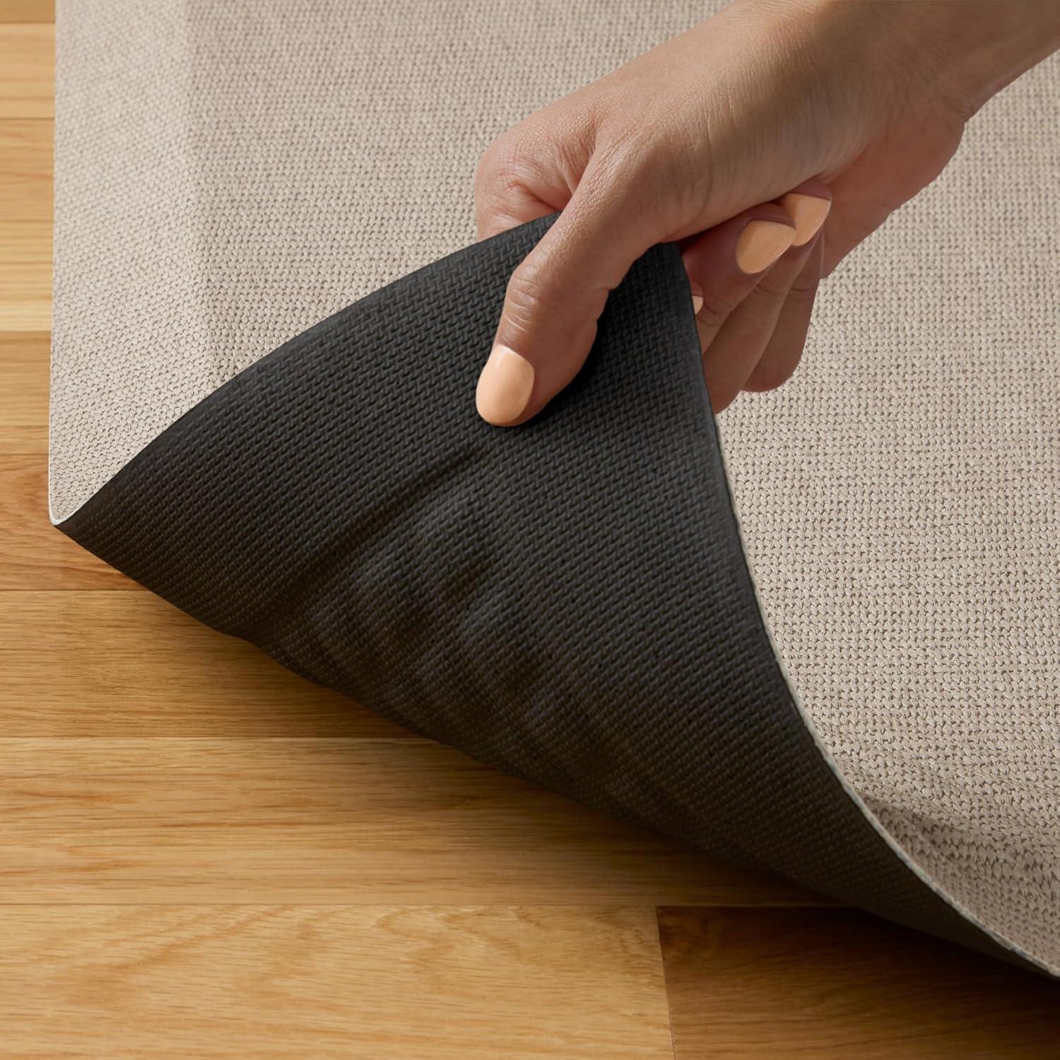 imageKitchenAid Gourmet Series Kitchen Comfort Gel Mat Solid Basketweave Ink Blue 20quotx39quotMilkshake Tan