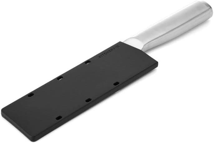 imageKitchenAid Gourmet Utility and Paring Knife Set Set with Blade Covers 2Piece Stainless Steel5Inch Santoku Knife