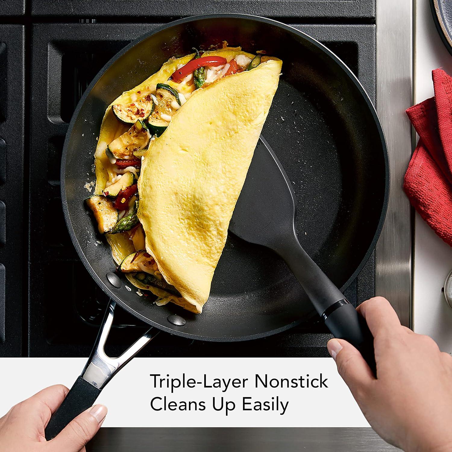 imageKitchenAid Hard Anodized Nonstick Frying PanSkillet 10 Inch Onyx BlackOnyx Black