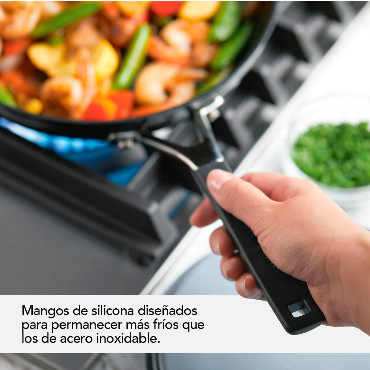 imageKitchenAid Hard Anodized Nonstick Frying PanSkillet 10 Inch Onyx BlackOnyx Black