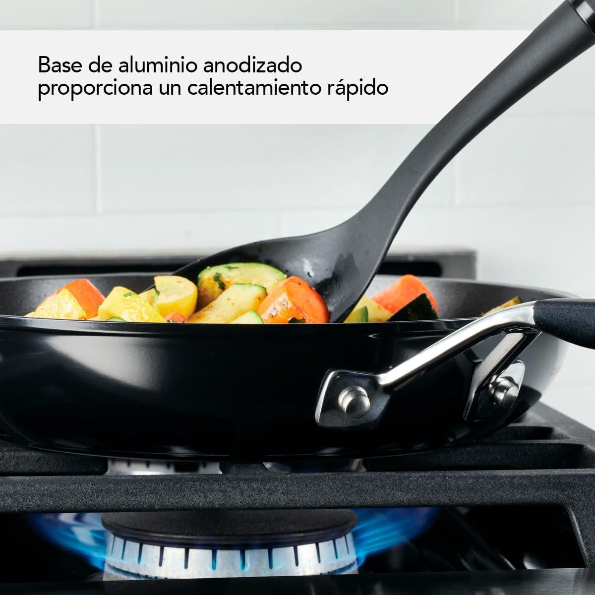 imageKitchenAid Hard Anodized Nonstick Frying PanSkillet 10 Inch Onyx BlackOnyx Black