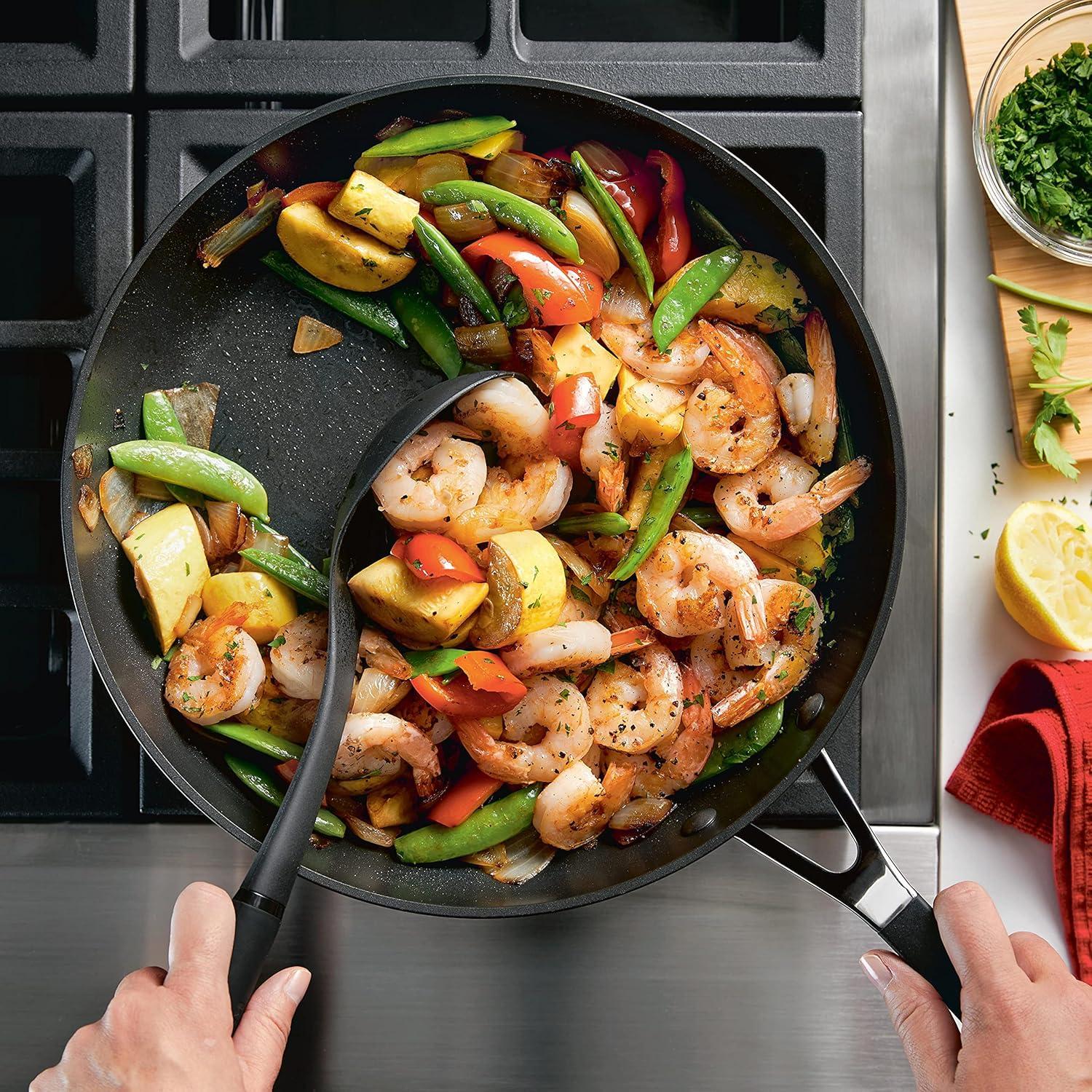 imageKitchenAid Hard Anodized Nonstick Frying PanSkillet 10 Inch Onyx BlackOnyx Black