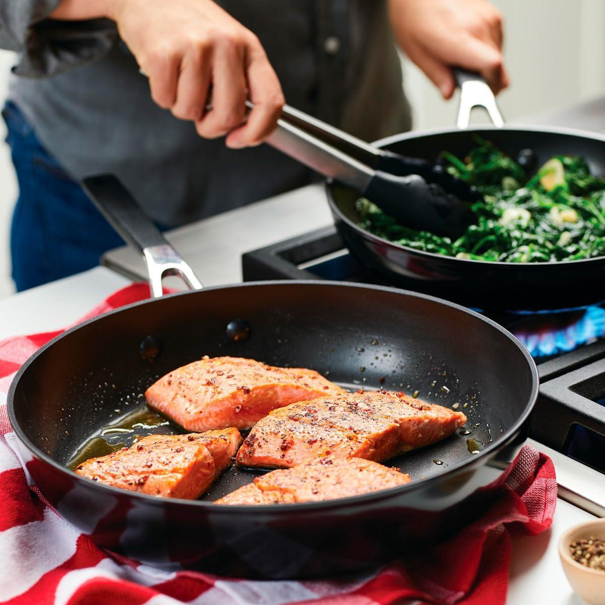 imageKitchenAid Hard Anodized Nonstick Frying PanSkillet 10 Inch Onyx BlackOnyx Black