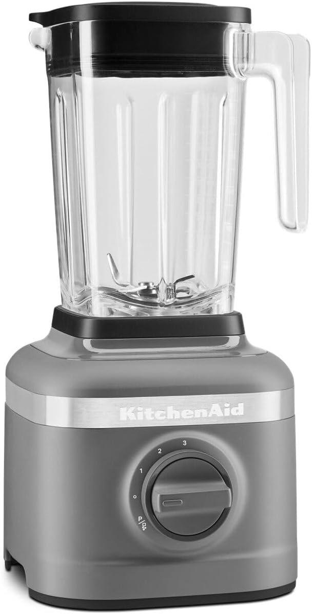 imageKitchenAid K150 3 Speed Ice Crushing Blender with 2 Personal Blender Jars KSB1332WHMatte Charcoal Grey