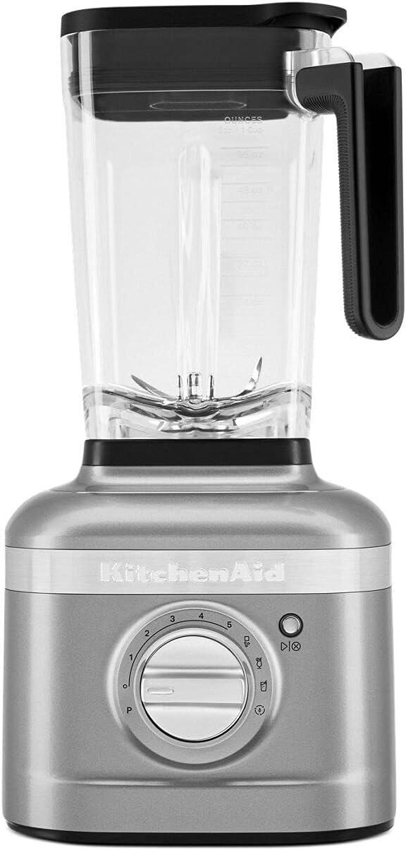 imageKitchenAid K400 Variable Speed Blender KSB4027 Blue Velvet 56 ozContour Silver