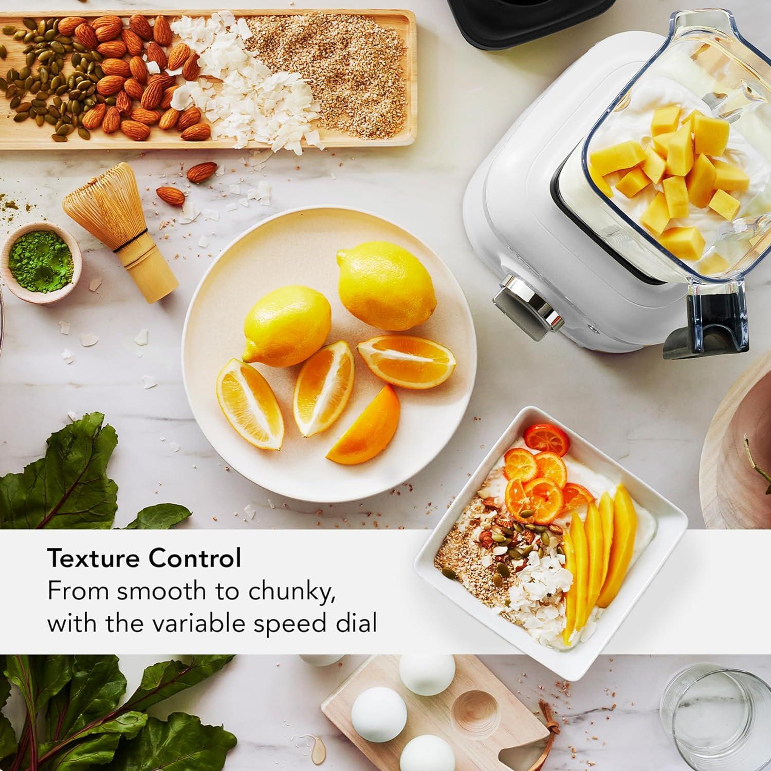 imageKitchenAid K400 Variable Speed Blender with Tamper KSB4028 Contour Silver