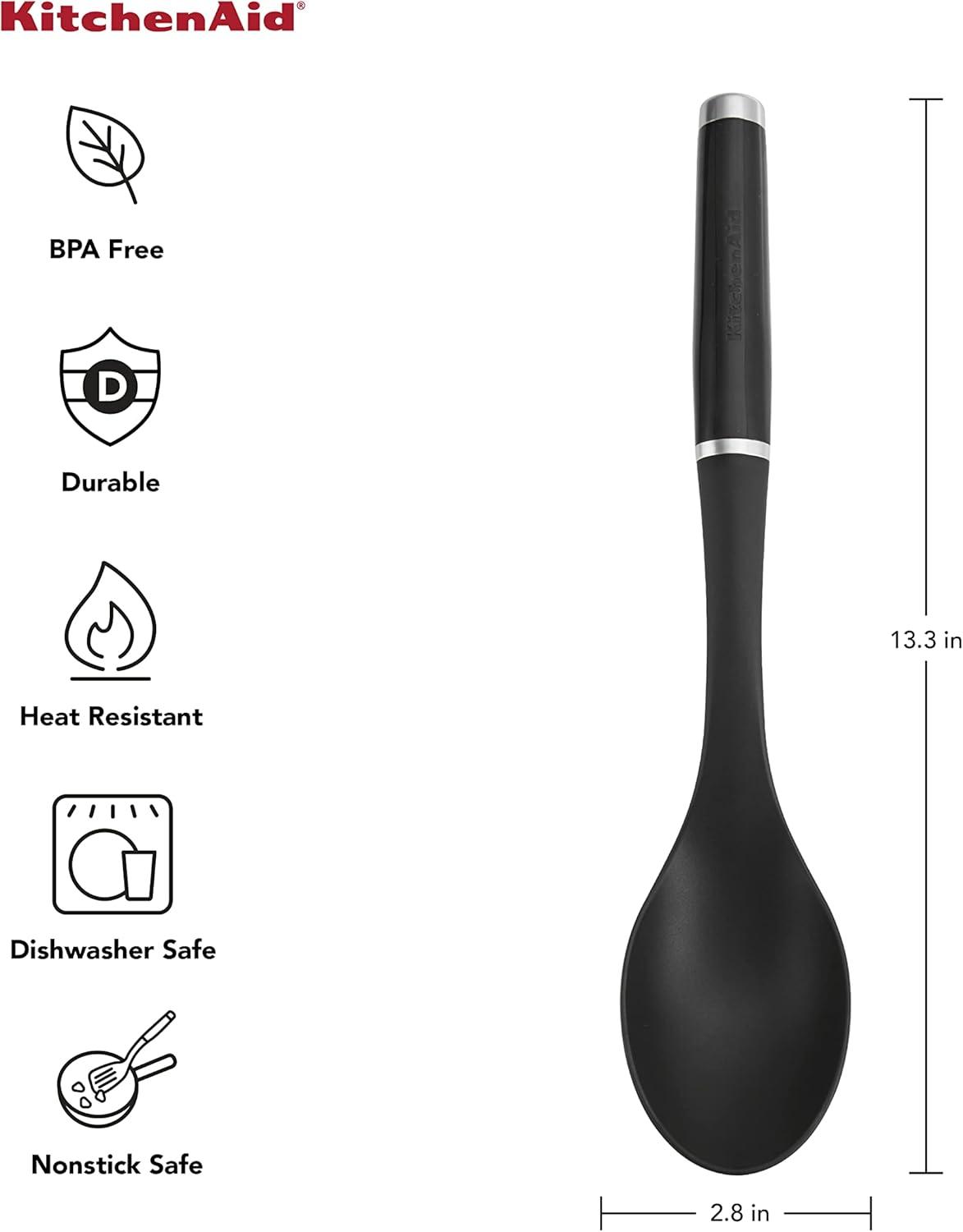 imageKitchenAid KE003OHOBA Classic Basting Spoon One Size BlackOne Size