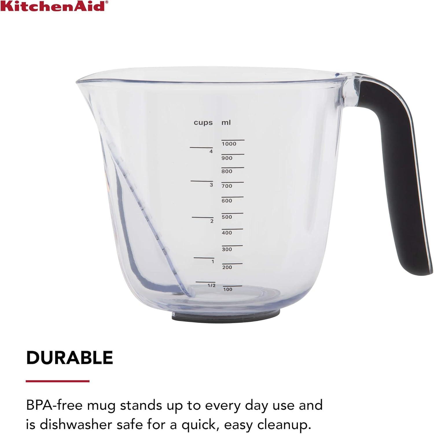 imageKitchenAid KQ298OSOBA Gourmet Set of 3 Measuring Jugs OnyxBlack