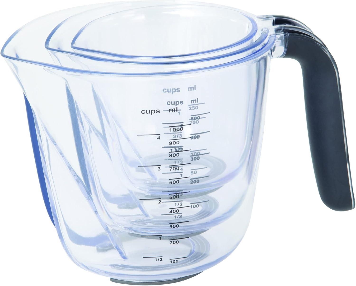 imageKitchenAid KQ298OSOBA Gourmet Set of 3 Measuring Jugs OnyxBlack