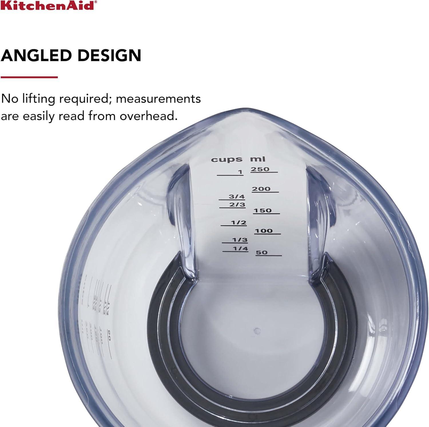 imageKitchenAid KQ298OSOBA Gourmet Set of 3 Measuring Jugs OnyxClear