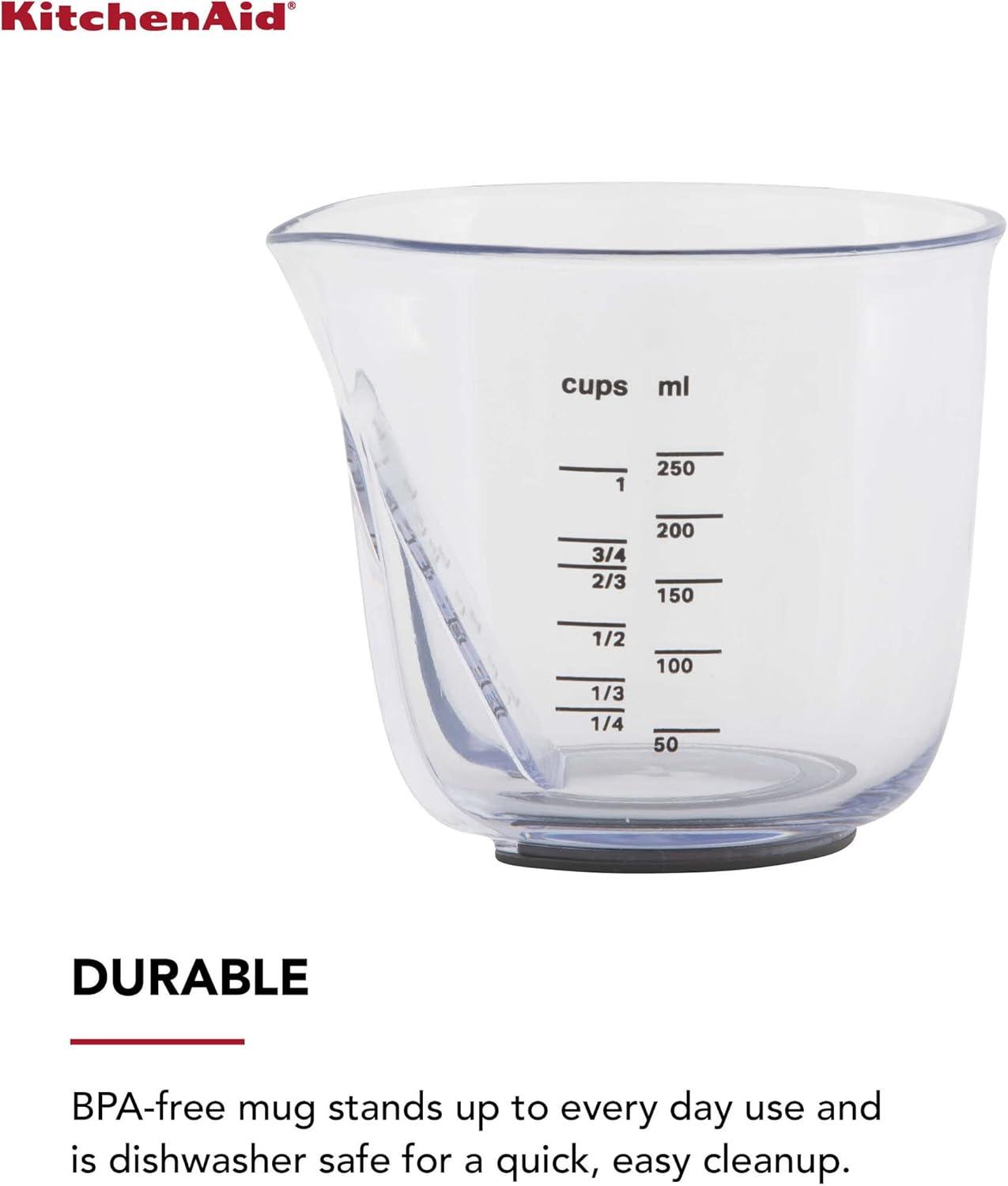 imageKitchenAid KQ298OSOBA Gourmet Set of 3 Measuring Jugs OnyxClear