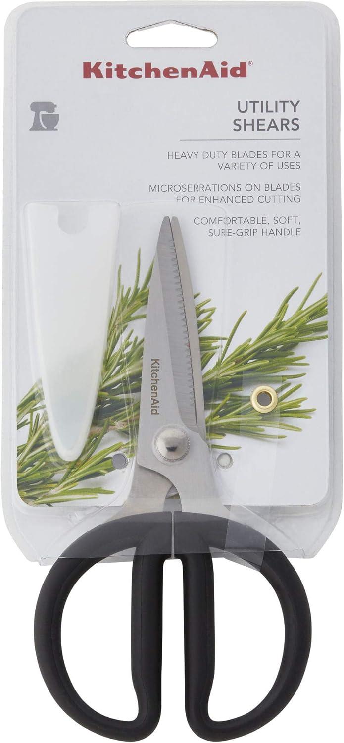 imageKitchenAid KQ351OHOBA Universal Stainless Steel Shears Utility BlackSmall Utility Shears