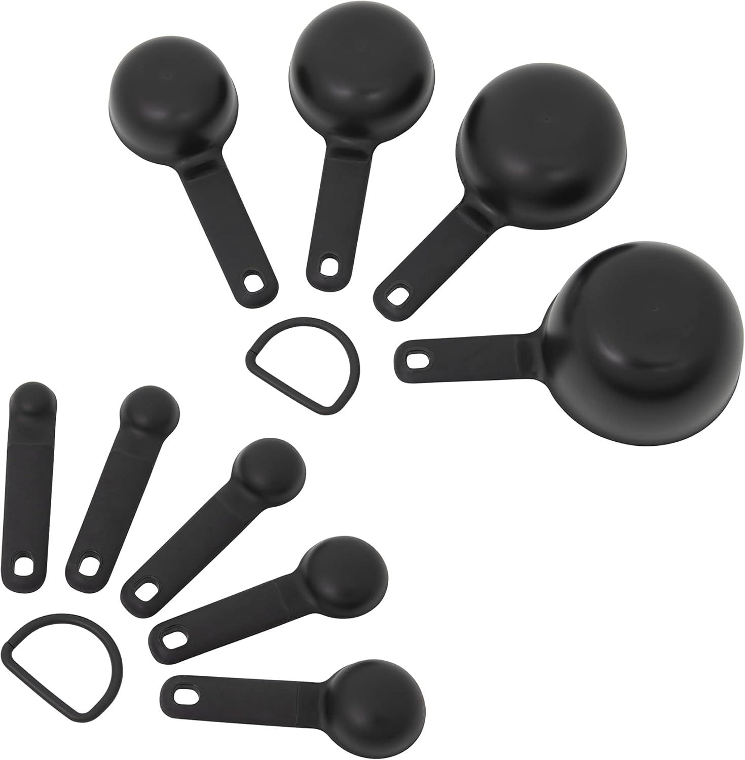 imageKitchenAid Measuring Cups and Spoon Set Mineral Water 9PieceBlack