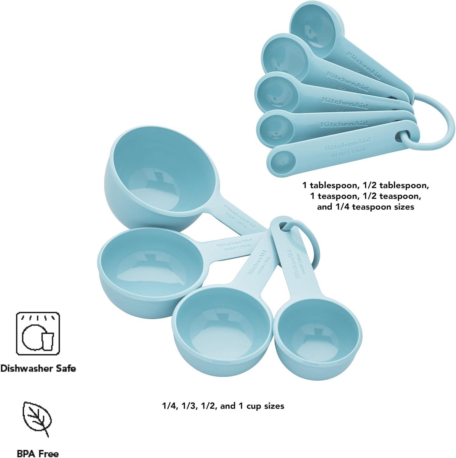 imageKitchenAid Measuring Cups and Spoon Set Mineral Water 9PieceMineral Water